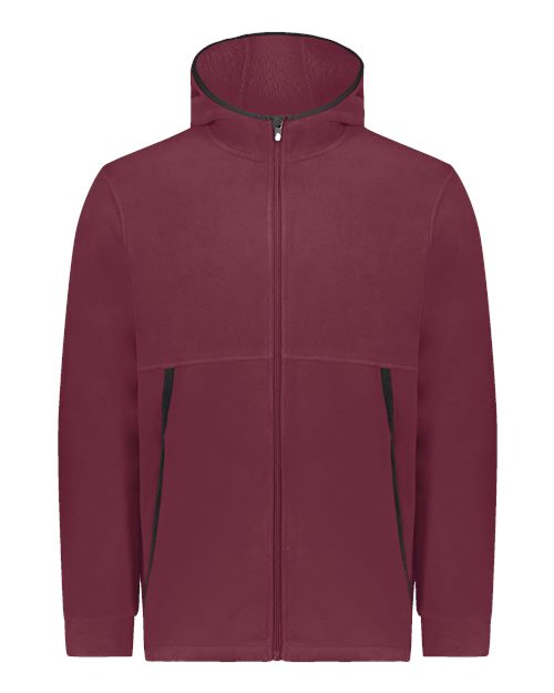 Unisex Eco Revive Polar Fleece Hooded Full-Zip Jacket