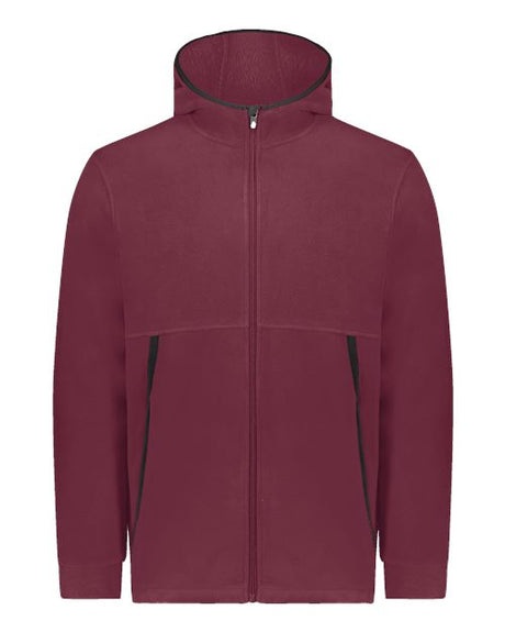 Unisex Eco Revive Polar Fleece Hooded Full-Zip Jacket