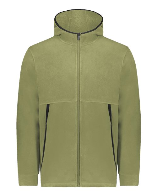 Unisex Eco Revive Polar Fleece Hooded Full-Zip Jacket