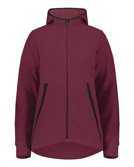 Eco Revive™ Women's Polar Fleece Hooded Full-Zip Jacket