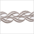 2" Metallic Silver Lace Trim