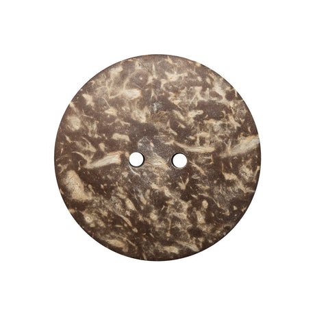 Italian Blue Coconut Button - 40L/25.5mm