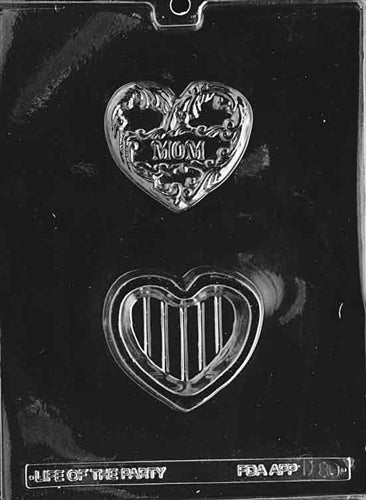 Mom Heart Pour Box Chocolate Mold - LPD080