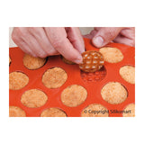 Silikomart Silicone Bake Mold Waffle Shape .39 Oz, 1.5" Dia x .47"H, 18 Cavities