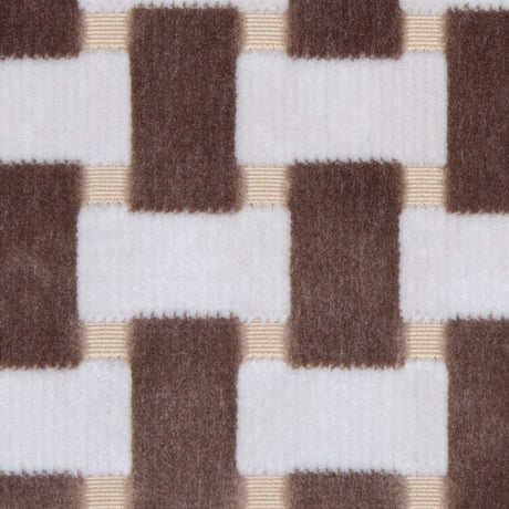 Pewter Lattice Work Cut Velvet Home Decor Fabric