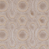 Flax Geometric Pattern Cut Velvet Home Decor Fabric