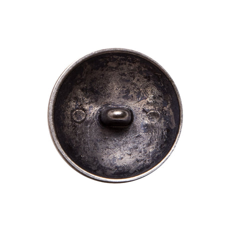 Italian Silver Metal Shank Back Button - 32L/20mm