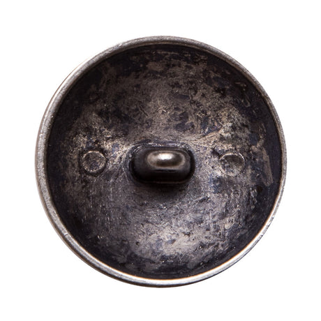 Italian Silver Metal Shank Back Button - 40L/25.5mm