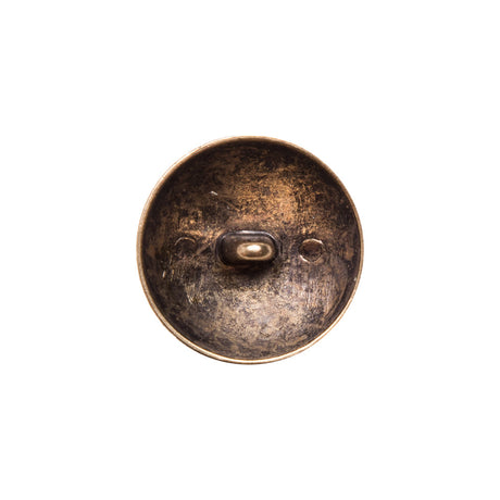 Italian Gold Metal Shank Back Button - 24L/15mm