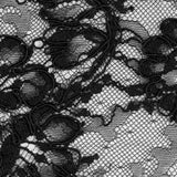 Corded Lace - Black Floral
