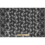 Corded Lace - Black Floral