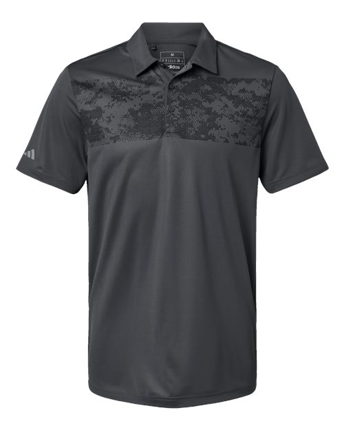 Adidas Men's Camo Chest Print Polo