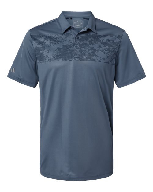 Adidas Men's Camo Chest Print Polo