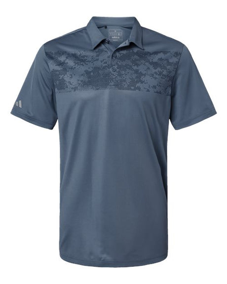 Adidas Men's Camo Chest Print Polo