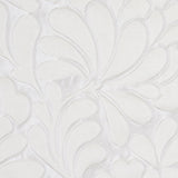 Ivory Floral Home Decor Satin Brocade