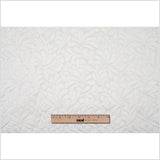 Ivory Floral Home Decor Satin Brocade