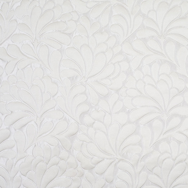 Ivory Floral Home Decor Satin Brocade