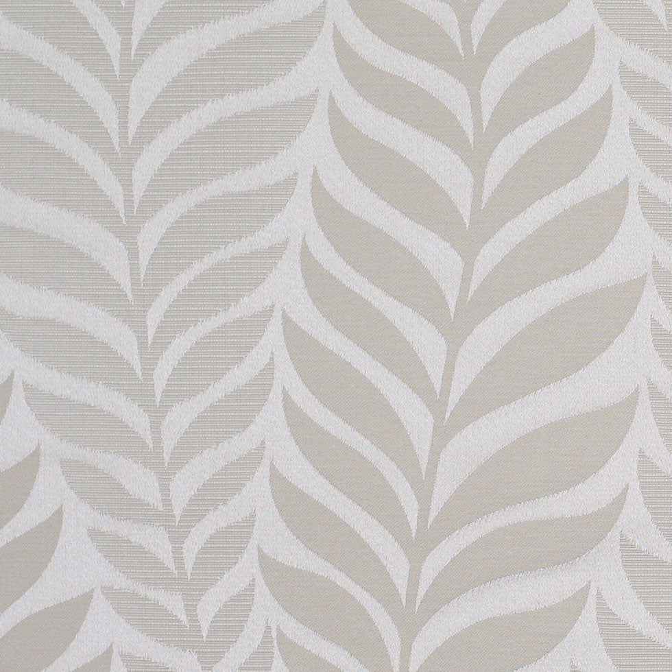 Champagne Tone-on-Tone Leaves Satin Jacquard