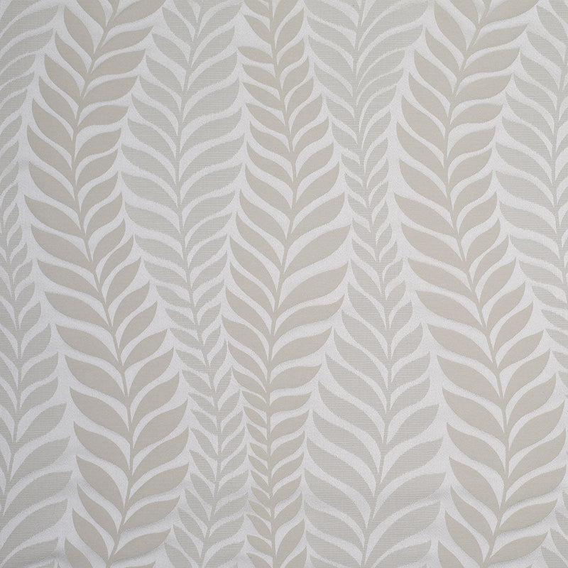 Champagne Tone-on-Tone Leaves Satin Jacquard