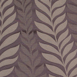 Deep Taupe Tone-on-Tone Leaves Satin Jacquard