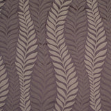 Deep Taupe Tone-on-Tone Leaves Satin Jacquard