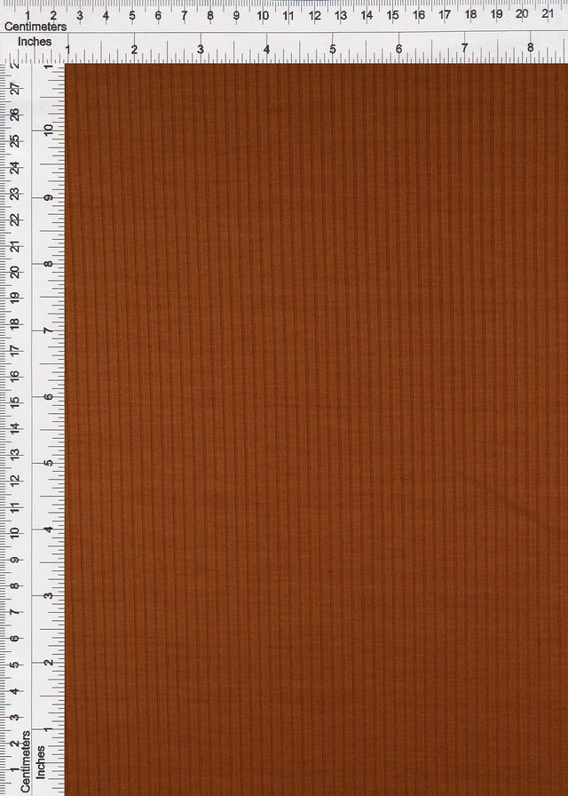 Rib Knit Solid Stretch Fabric