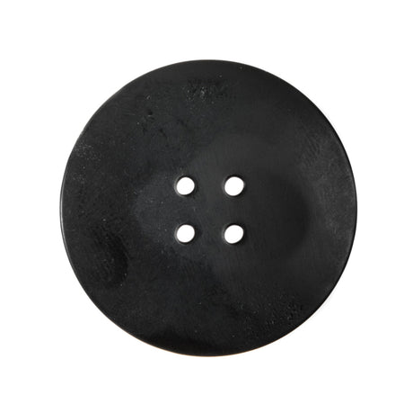 Italian Black/White Plastic Button - 44L/28mm