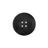 Italian Black/White Plastic Button - 28L/18mm