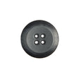 Italian Black Plastic Button - 28L/18mm
