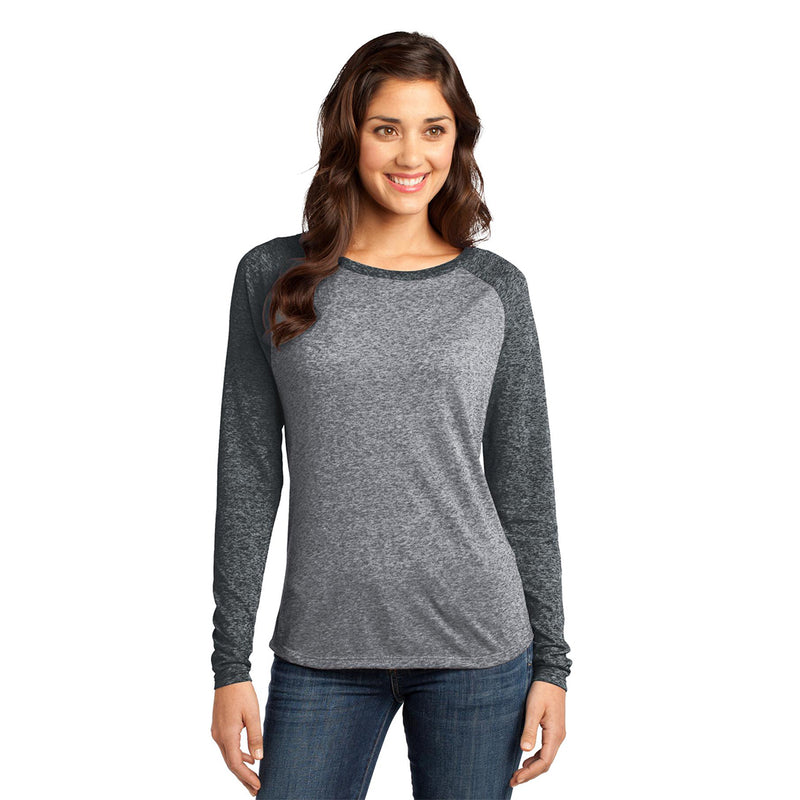 District® - Juniors Microburn® Long Sleeve Raglan Tee