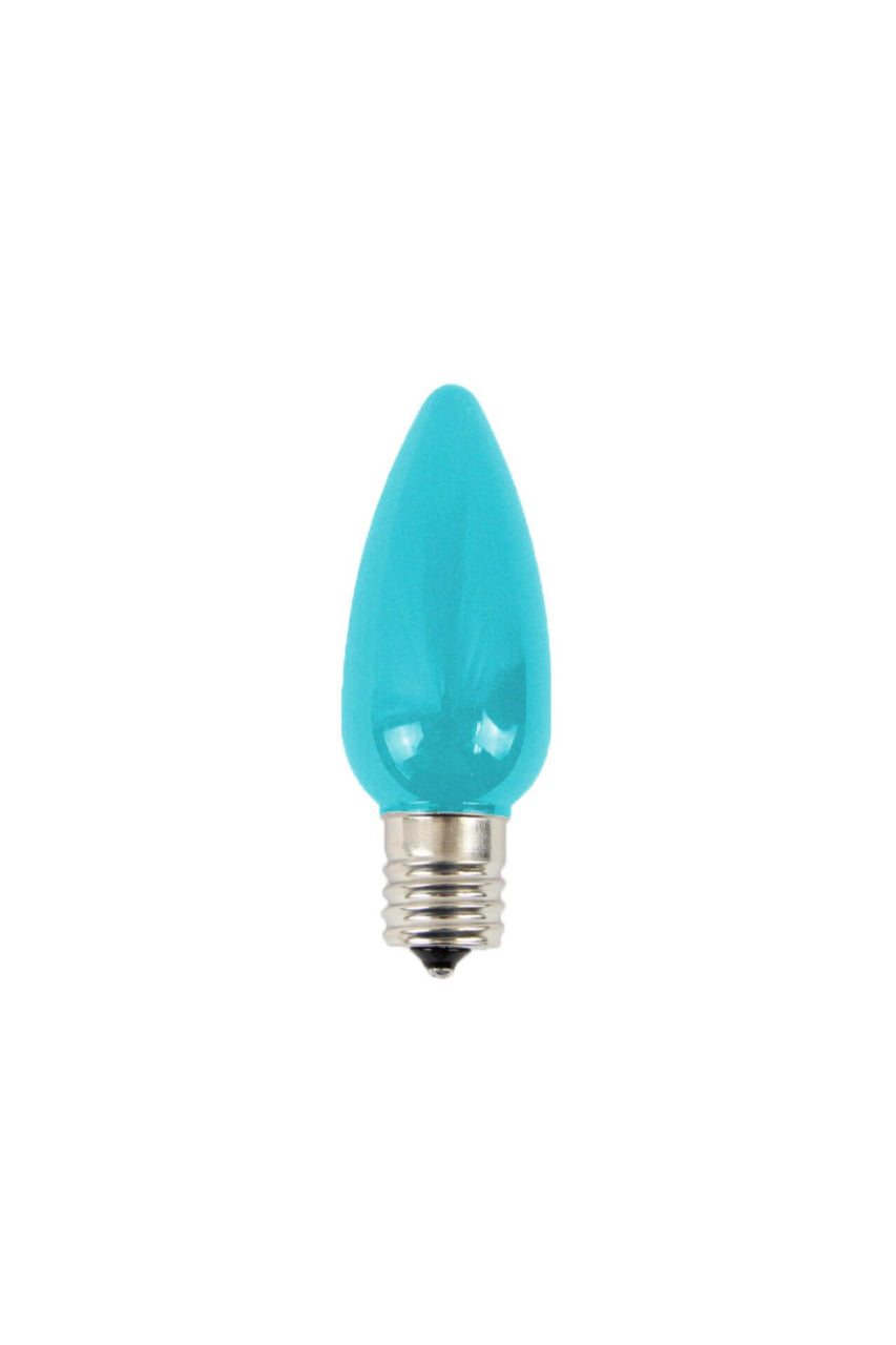 C9 Wonderful LED SMD Bulb (25 bulbs/bag) - Frosted, Teal