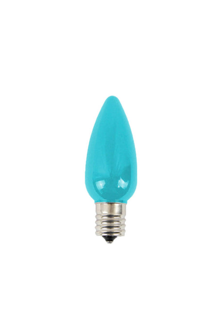 C9 Wonderful LED SMD Bulb (25 bulbs/bag) - Frosted, Teal