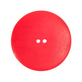 Plastic 2-Hole Button Made in Italy - 44L/28mm - Red and Pink Woodgrain with Ovals
