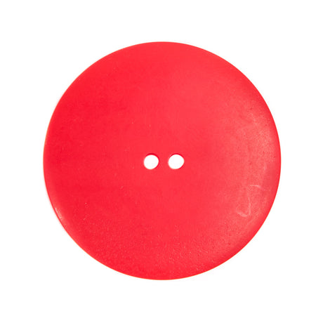 Plastic 2-Hole Button Made in Italy - 44L/28mm - Red and Pink Woodgrain with Ovals