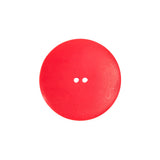 Plastic 2-Hole Button Made in Italy - 36L/23mm - Red and Pink Woodgrain with Ovals