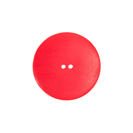 Plastic 2-Hole Button Made in Italy - 36L/23mm - Red and Pink Woodgrain with Ovals