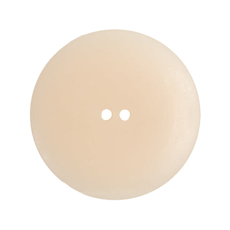 Italian Ivory 2-Hole Plastic Button - 44L/28mm