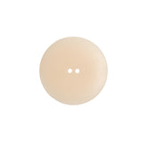 Plastic 2-Hole Button Made in Italy - 36L/23mm - Ivory Woodgrain with Ovals
