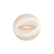 Plastic 2-Hole Button Made in Italy - 36L/23mm - Ivory Woodgrain with Ovals