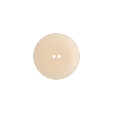Italian Ivory 2-Hole Plastic Button - 28L/18mm