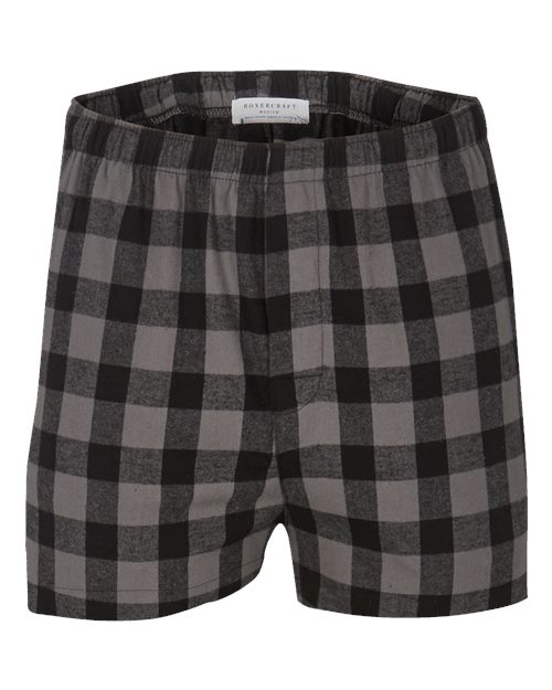 Men's Double Brushed Flannel Boxers