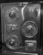 3 Hats & Purses Fashion Chocolate Mold - LPD091