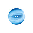 Italian Blue 2-Hole Plastic Button - 36L/23mm