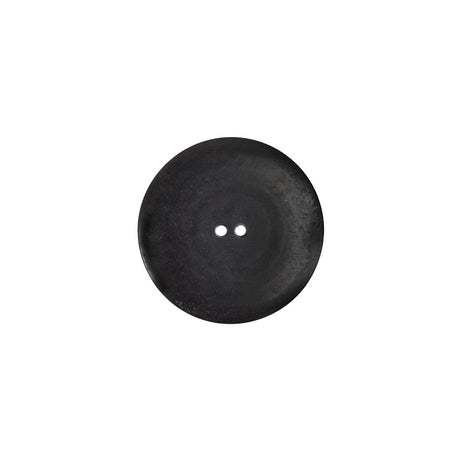 Italian Greige and Charcoal 2-Hole Plastic Button - 28L/18mm