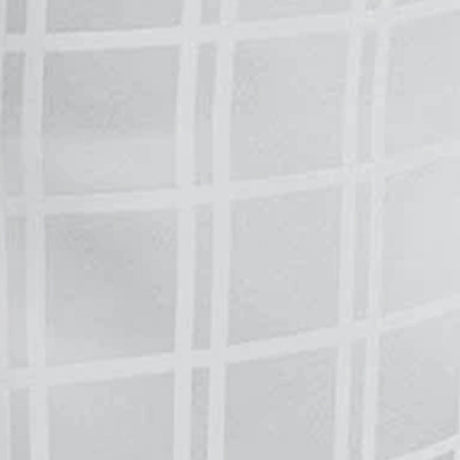 1 Funda para silla de banquete blanca con jacquard a cuadros, funda elegante para eventos