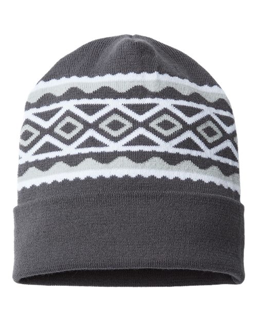 USA-Made Diamond Cuffed Beanie