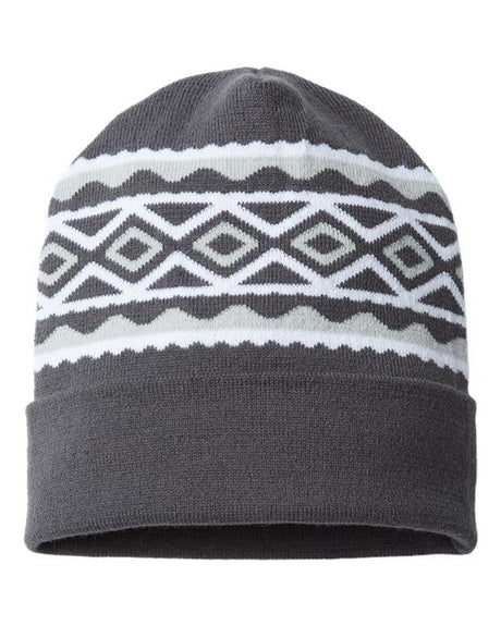 USA-Made Diamond Cuffed Beanie