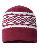 USA-Made Diamond Cuffed Beanie