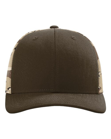 Richardson Printed Mesh Trucker Cap 112PM