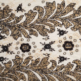 Beaded Lace - Ivory, Gold and Black Floral